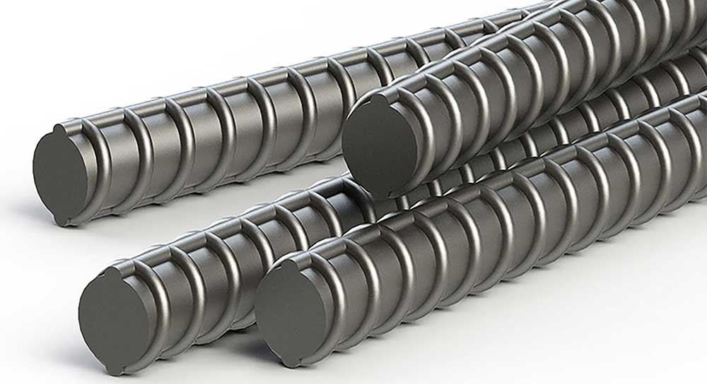 میلگرد آجدار در نمای نزدیک 