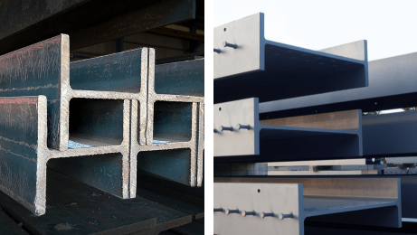 تفاوت تیرآهن معمولی و هاش