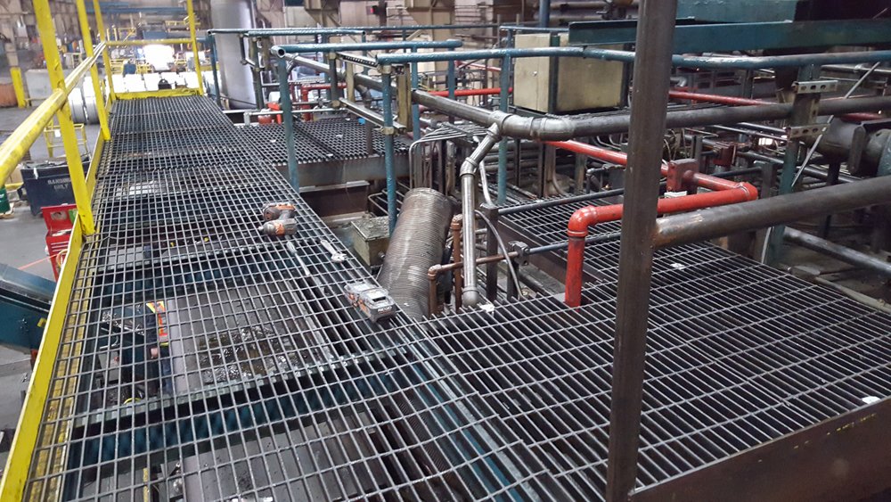 استفاده از گریتینگ در سکو های گازی و نفتی