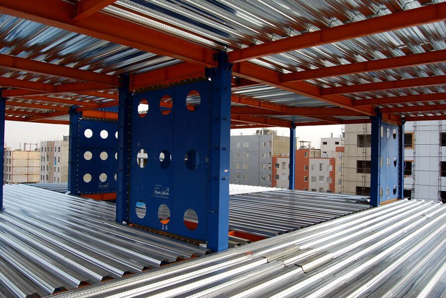 ورق عرشه فولادی در ساختمان سازی