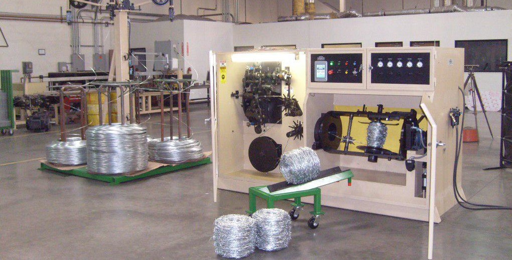 دستگاه تولید سیم خاردار