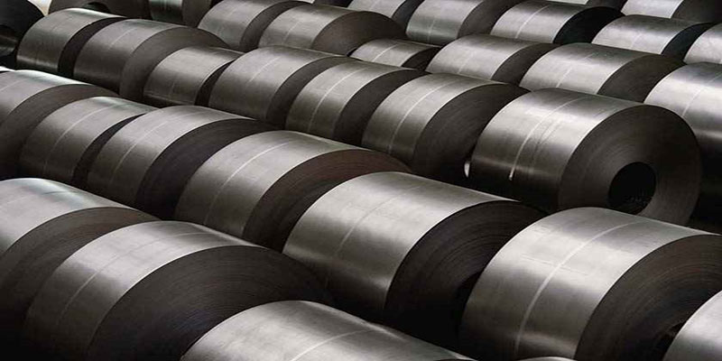 ورق st37 به شکل رول در کارخانه