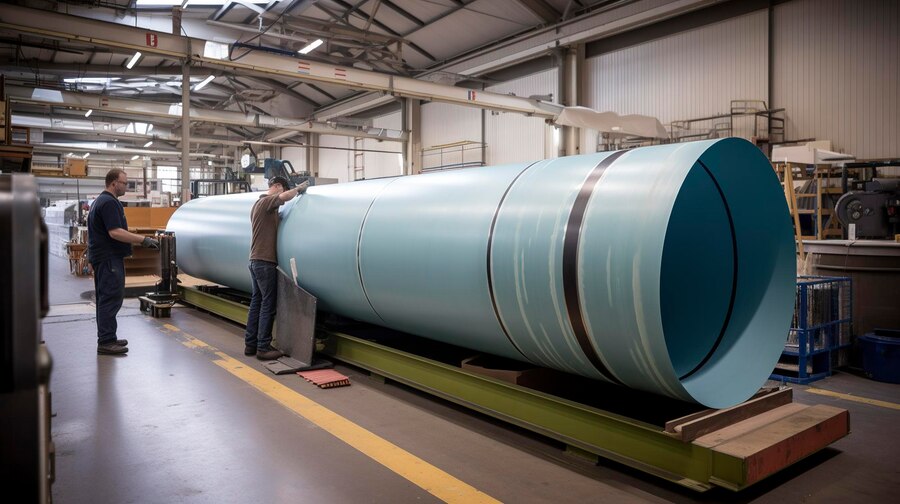 لوله های تحت فشار فولادی ساخته شده از ورق A516 برای ذخیره مواد تحت فشار بالا