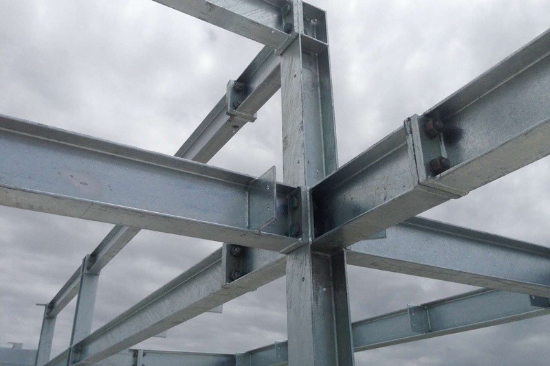 اتصالات تیرآهن در پروژه ساختمانی