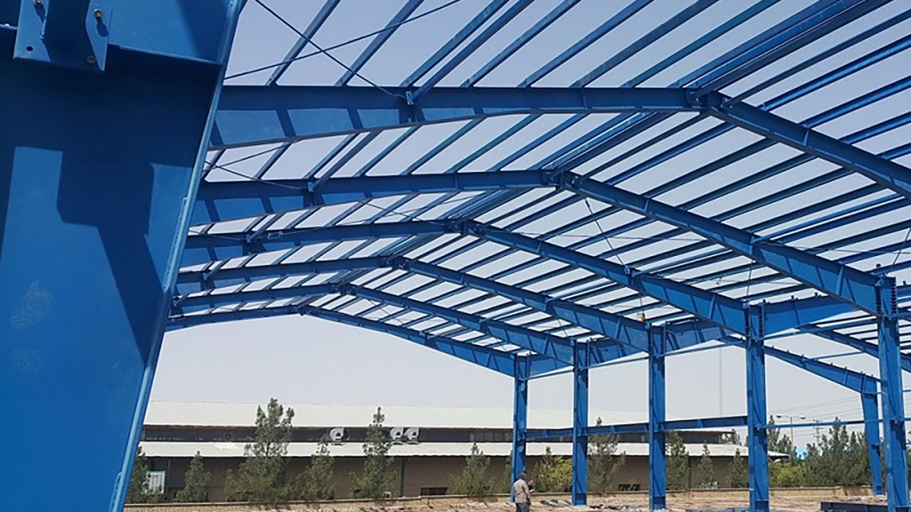 نمونه پروفیل زد برای سقف سوله شیروانی