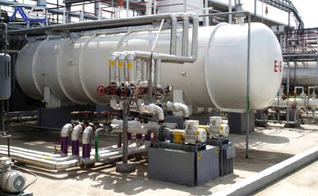 مخازن تحت فشار فولادی ساخته شده از ورق A516 برای ذخیره مواد تحت فشار بالا