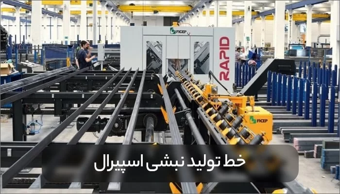 خط تولید نبشی اسپیرال 